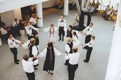 Auftritt der Tanzgruppe in Masserberg