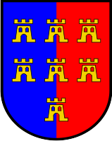 Das offizielle Wappen der Siebenbürger Sachsen